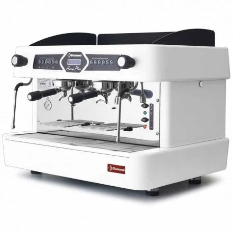 Top Vente Machine à café 2 groupes, automatique (avec display) - BLANCAROMA/2EW | Diamond