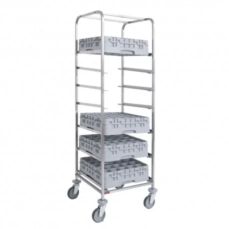 Chariot 5 niveaux paniers lave-vaisselle 500x500 mmCCL-5P | Diamond Commander Vite