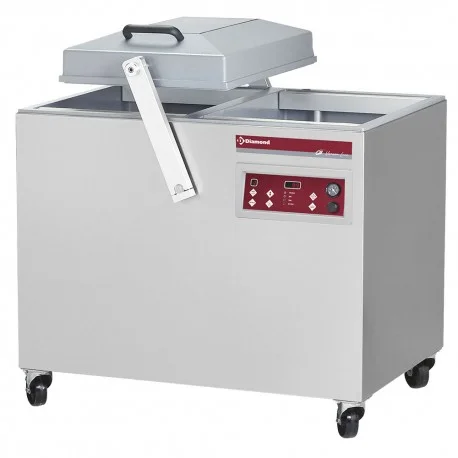 Dernier Modèle Machine sous-vide, double chambre 450x580xh235 mm. - 63 m3/hCF-150/S | Diamond