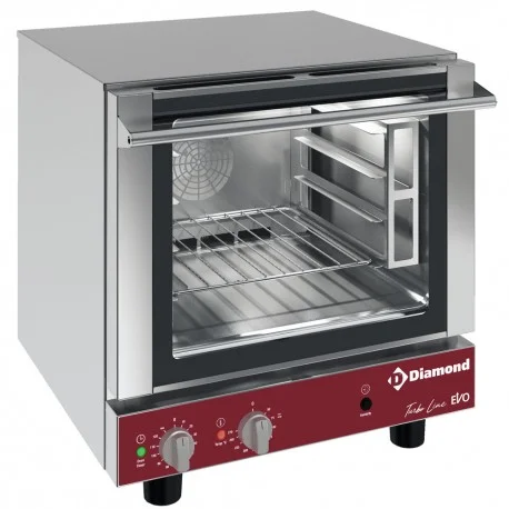 Four électrique à convection, 4x GN 2/3 + humidificateur manuelCGE23-L | Diamond Offre Spéciale