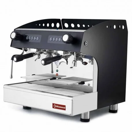 Machine à café expresso 2 groupes, automatique - NOIRCOMPACT/2EB | Diamond Marque