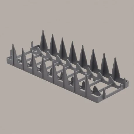 Achat Immédiat Support 8 assiettes Ø240 mm, paniers 400x400 mmDIP-7A/N | Diamond