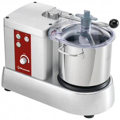Produit De Marque Cutter inox, 6 litres, variateur de vitesseCSP/6VT-N | Diamond