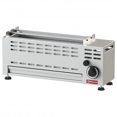 Grill Brochettes gaz - 1 bruleur - 1 x7 KWGBG1-7 | Diamond Nouvelle Collection