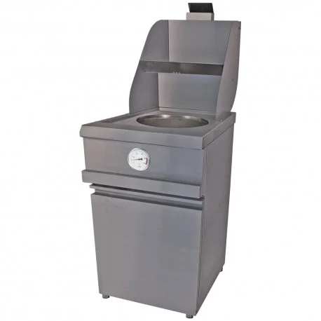Prix Bas Friteuse gaz HEAVY DUTY, 1 cuve ronde, mécaniqueMECA-FRYER/1B | Diamond