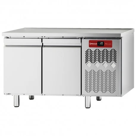 Prix Bas Table frigorifiques ventilée, 2 portes GN 1/1TFC2/AG-1 | Diamond