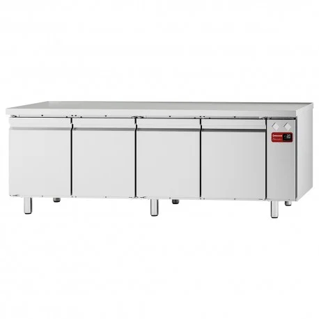 Table frigorifique, ventilée, 4 portes GN 1/1, (sans groupe)TFC4/SG-11 | Diamond Certifié