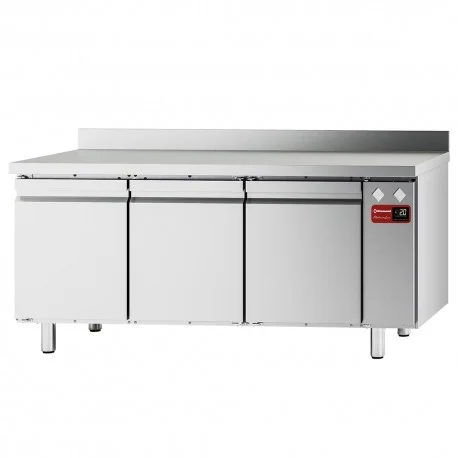 Table frigorifique "murale", ventilée, 3 portes GN 1/1, 405 litres (sans groupe)TFM3/SG-10 | Diamond Marque
