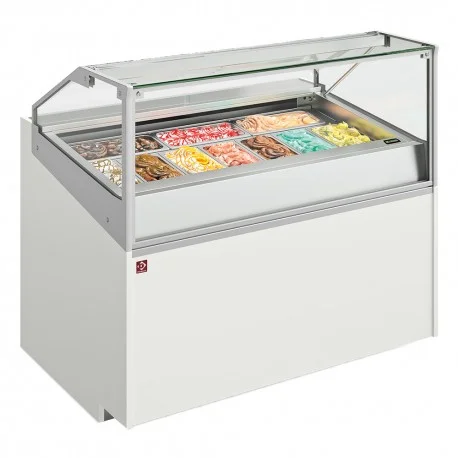 Comptoir à crème glacée 13 bacs inox (360x165)TORO17-V11 | Diamond Commander Vite