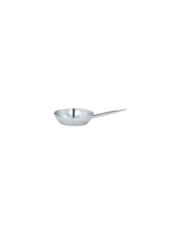 Poêle sans couvercle ø 20x4 cm sans anse - Inox Nouvel Arrivage