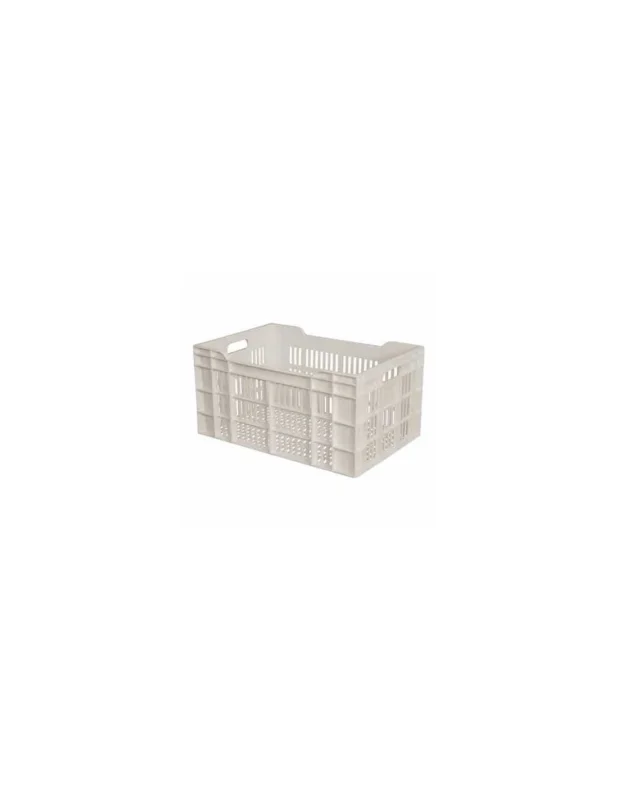 Soldes Caisse ajourée blanche 50 L - 600x400 mm