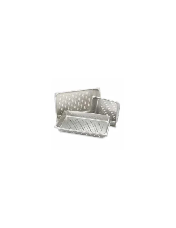 Bac GN1/1 Perforé - Hauteur 65 mm - Inox 18/10 Prix Cassé