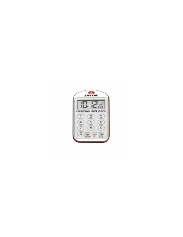 Minuteur avec alarme 4 niveaux sonore - 130x90x25 mm Haute Qualité