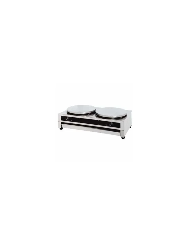 Crêpière 2 plaques ø 400 mm - 860x485x240 mm Retour Gratuit