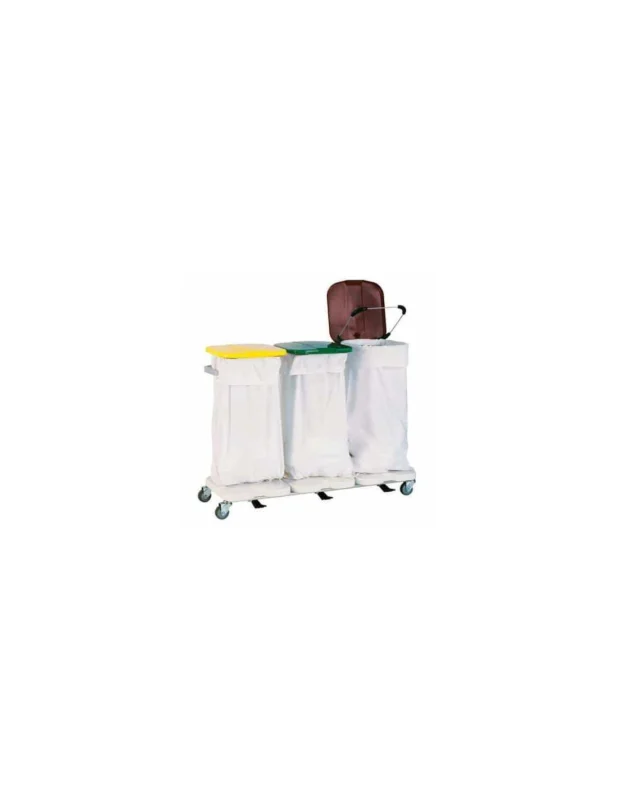 Chariots porte-sacs - Lot 10 - Sac toile blanc 120 L Super Prix