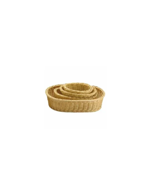 Marque Corbeille ovale tressée - 24x17x8 cm