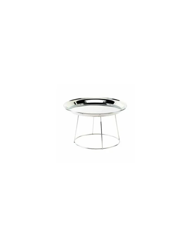 Authentique Support plateau fruits de mer - Bas ø25 cm - Inox
