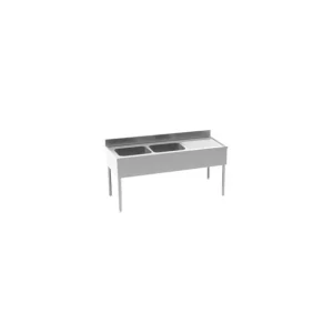 Achat Immédiat Plonge 2 bacs + égouttoir droite 1600x700x850/900mm