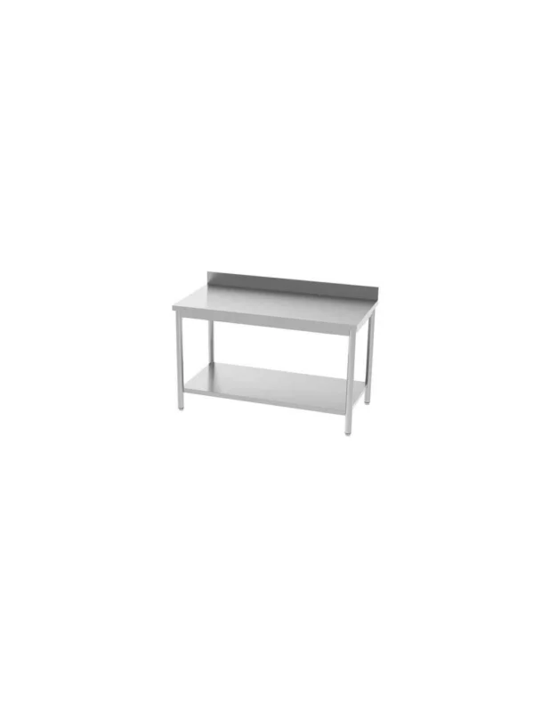 Expédition Rapide Table adossée avec étagère - 1200x700x850/900mm