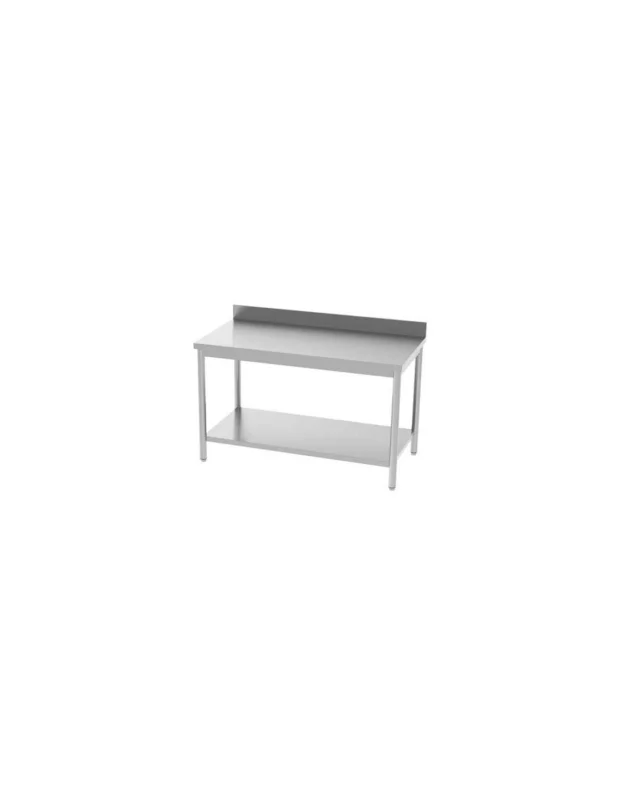 Soldes Table adossée avec étagère - 1400x700x850/900mm