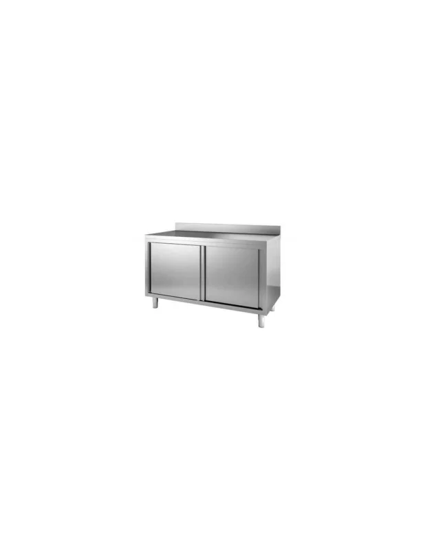 Meuble bas neutre adossé 1200x700x850/900 mm - Inox Prix Bas