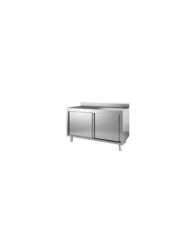 Meuble bas neutre adossé 1600x700x850/900 mm - Inox Quantité Limitée