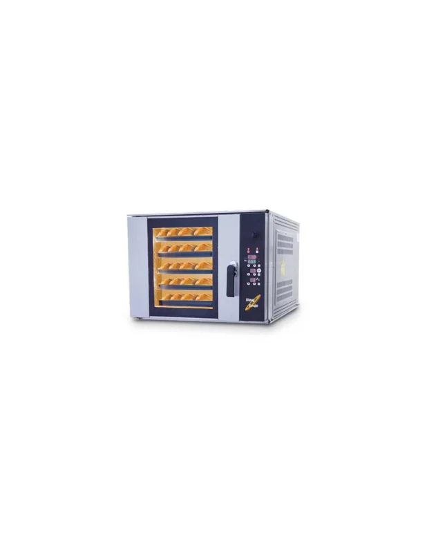 Promotion Four de boulangerie ventilé SM705EEP programmable 5 plaques 400x600mm