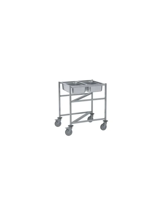 Cuvier GN pour 2x GN1/1 ou 1 x GN2/1- 740x625x850 mm Réduction