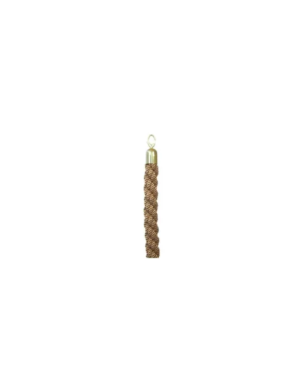 Acheter En Ligne Corde tressée poteau 1,5m - Naturel Laiton brillant