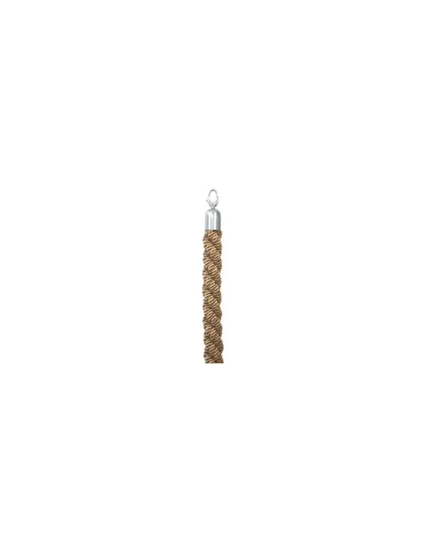 Meilleur Prix Corde tressée poteaux 1,5m - Naturel Chromé