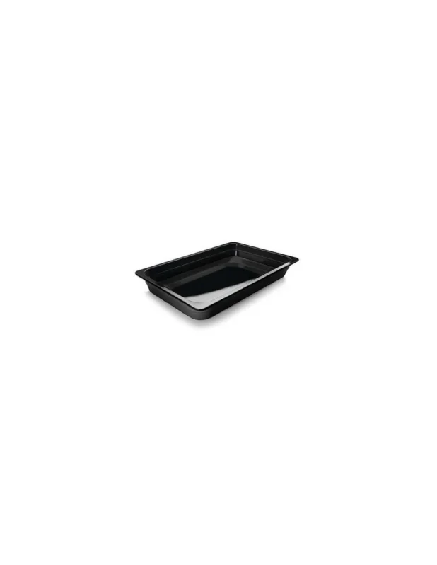 Bacs mélamine noir GN 1/1 - Plein - 532 x 325 mm Nouvelle Collection
