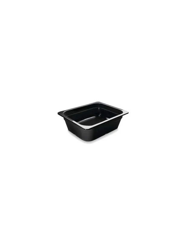 Bacs mélamine noir GN 1/2 - Plein - 325x176 mm Soldes