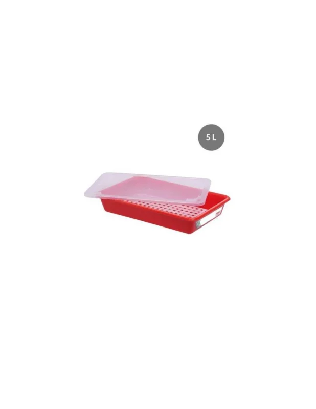 Meilleur Choix Bac plat + couvercle et grille 5 L 445x290x85 mm