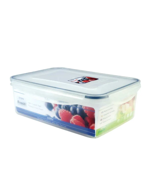 Boîte hermétique rectangulaire 253x182x85 mm - 2,5L Satisfait Ou Remboursé