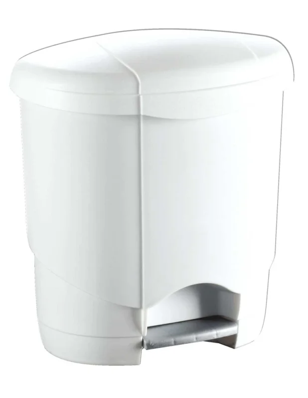 Poubelle 12 L - 34x30,8x24 cm - Plastique à pédale Must-Have