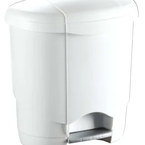 Acheter Direct Poubelle 4 L - 19,1x23,5x18,6cm - Plastique à pédale