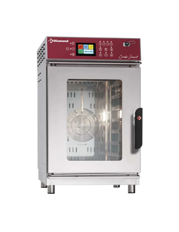 Four vapeur/convection électrique, 7x GN1/1 Touch Screen + Auto-Cleaning Bon Marché