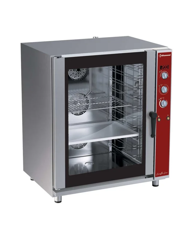 Certifié Four à convection électrique, 10x EN (GN), humidificateur automatique