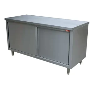 Vente Flash Table armoire neutre, portes coulissantes