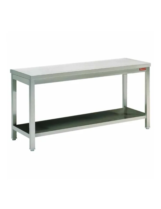 Table de travail avec tablette inférieure Promotion