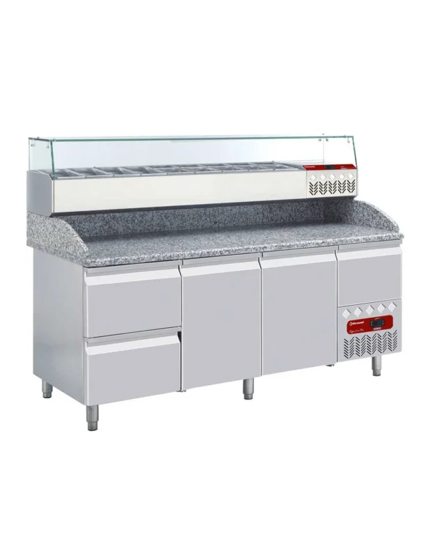 Ensemble table frigo & structure réfrigérée : Pas Cher