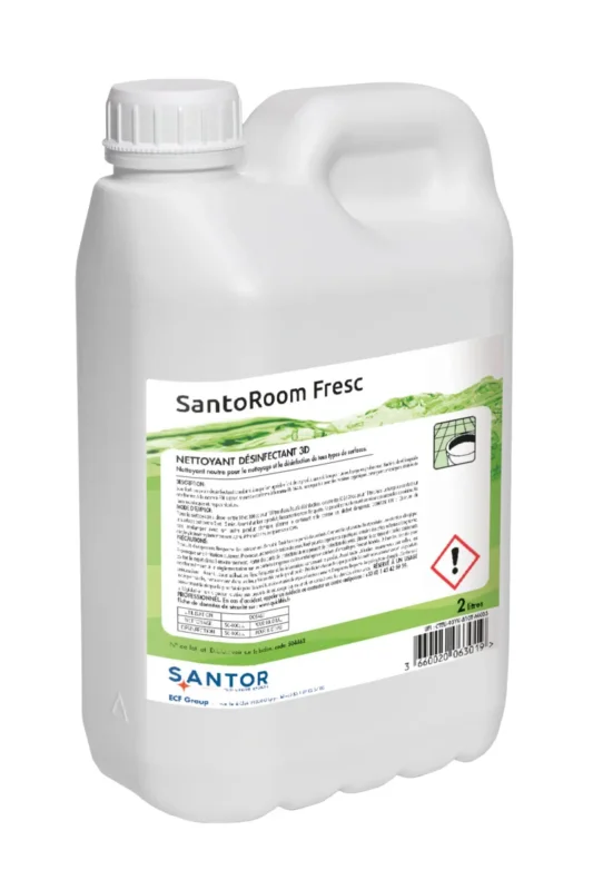 Nettoyant désinfectant 3D 2 L Santoroom Santor Remise