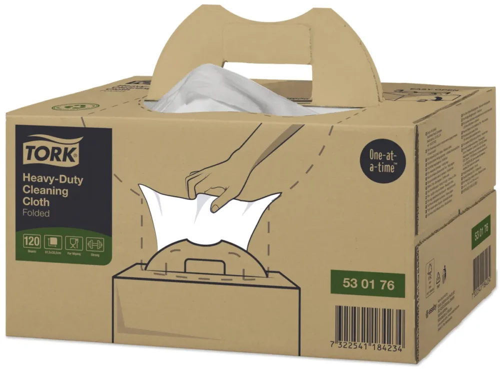 Torchon blanc 61,5x35,5 cm Tork (120 pièces) Meilleure Vente