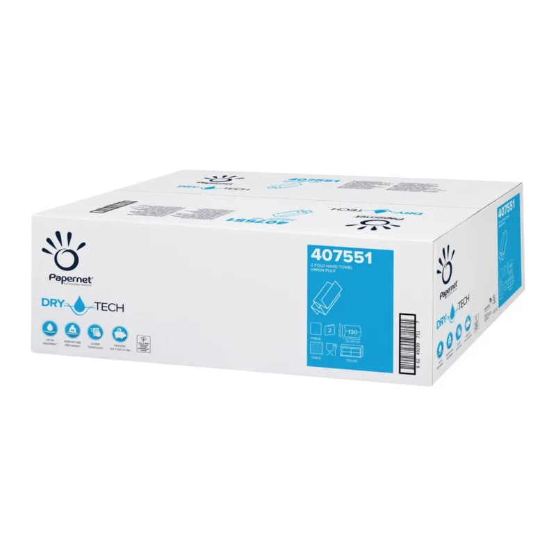 Prix Choc Essuie-mains blanc ouate de cellulose 20,3 cm x 24 cm (20 pièces)