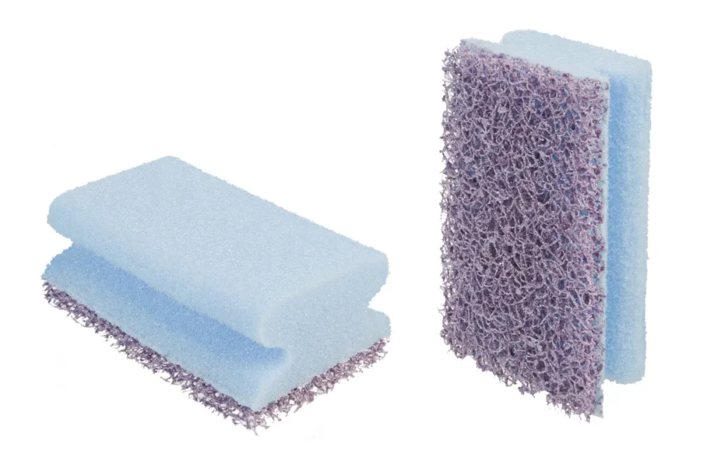 Poignées abrasif pourpre bleu 12x7x4,5 cm 3m (6 pièces) Meilleur Choix
