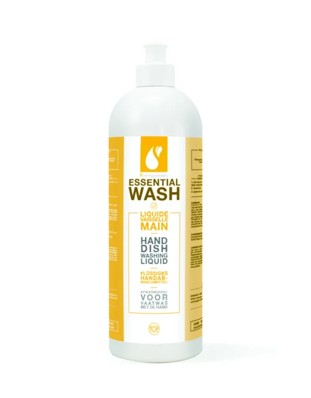 Liquide vaisselle à la main ultra dégraissant 1 L Essential Wash Kleaning Essentials Expédition Rapide