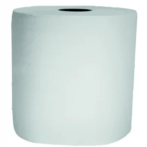 Promotion Bobine à dévidage central blanc ouate de cellulose 19,4x30 cm (2 pièces)