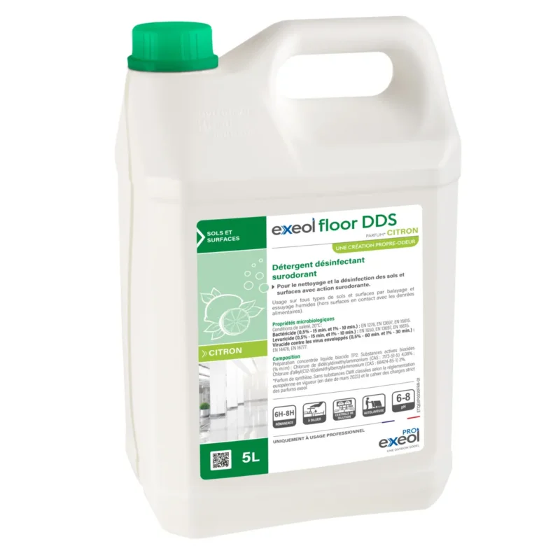 Nouvelle Collection Nettoyant désinfectant 3D 5 L Exeol