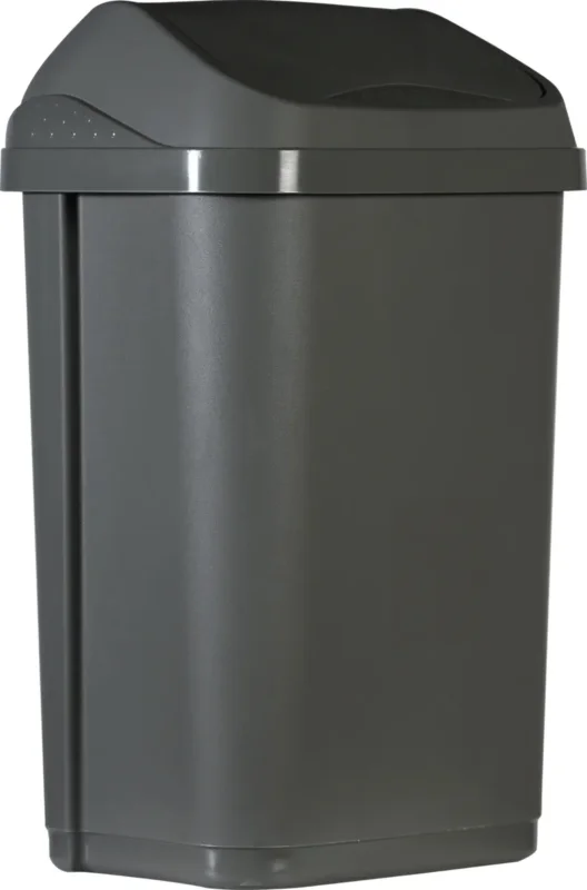 Poubelle plastique 50 L gris Probbax Offre Exclusive