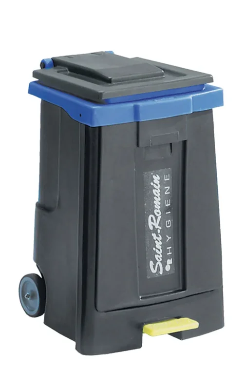 Livraison Gratuite Collecteur à pédale plastique 110 L gris Sk110 Saint Romain